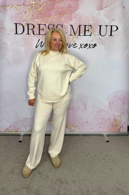 Dahlia Tracksuit Cream