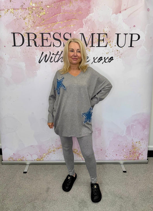 Star Tracksuit - Grey