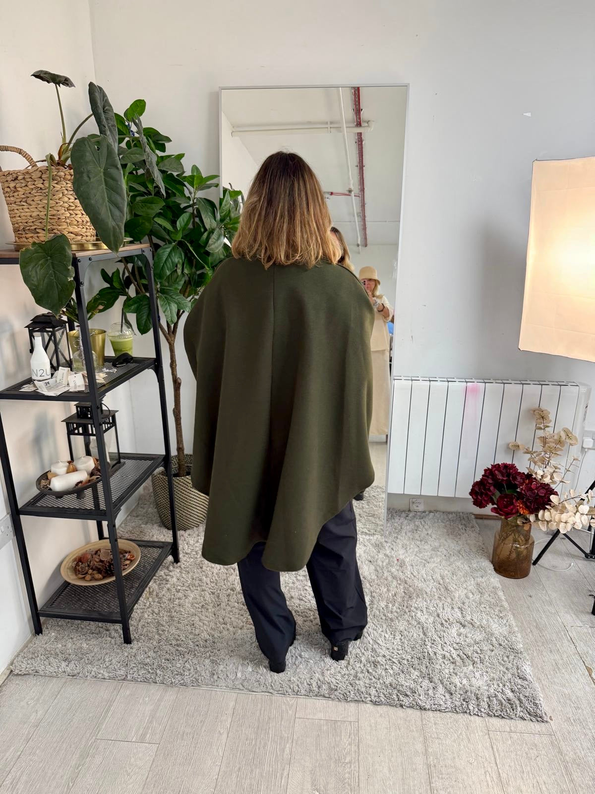 Katrina Cape Coat Khaki