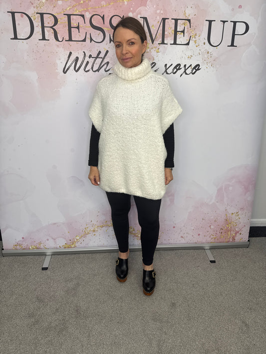 Teddy top winter white