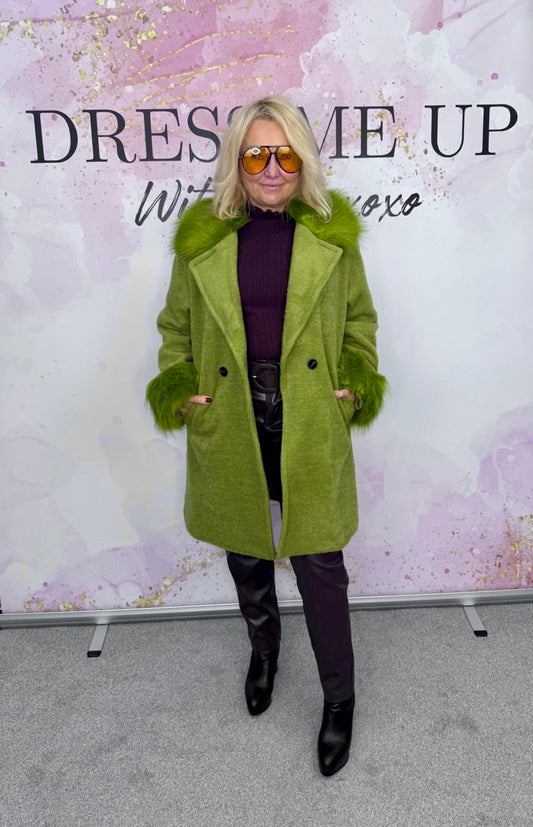 Pamela Coat - Green