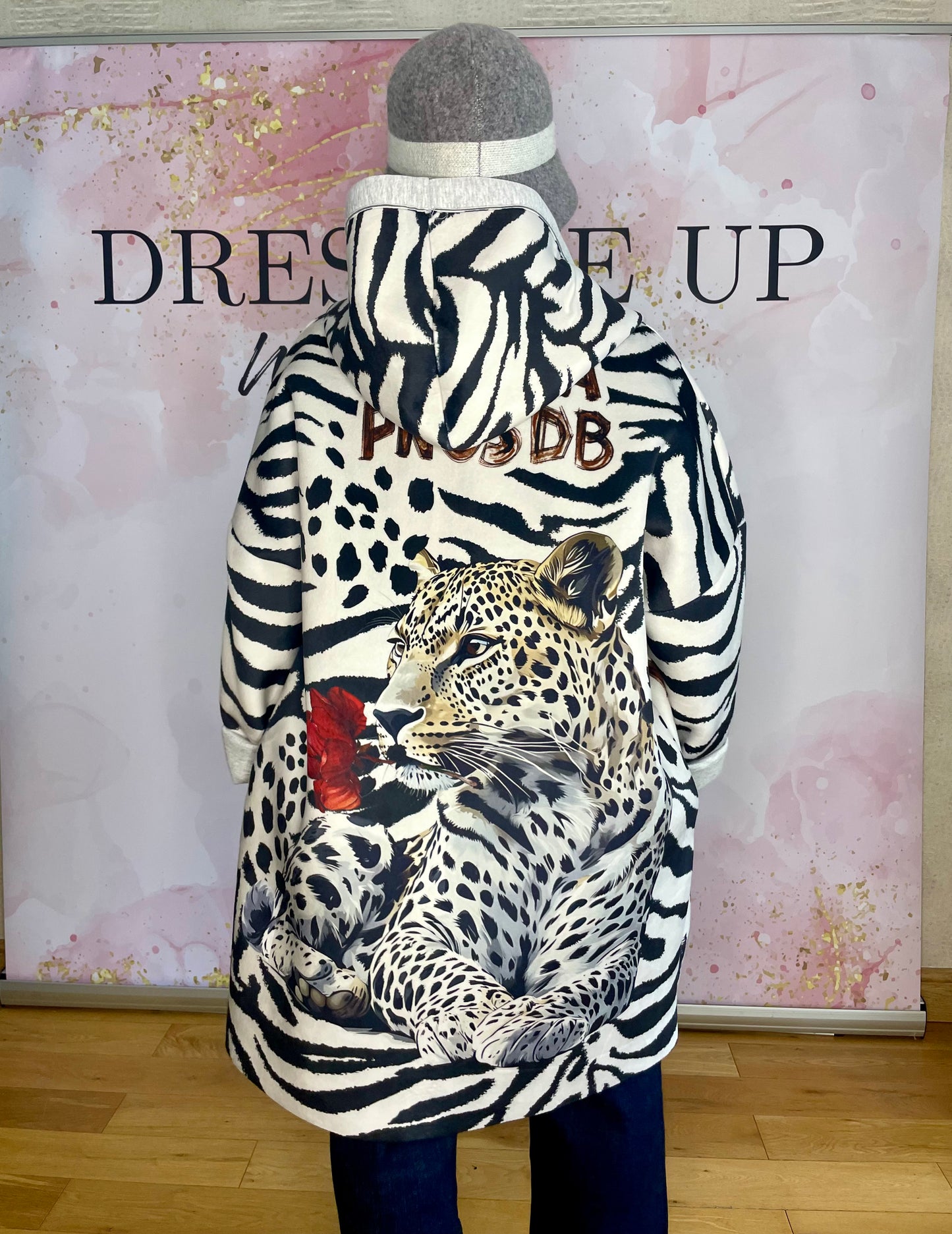 Emerson Hooded Jacket - Snow Leopard