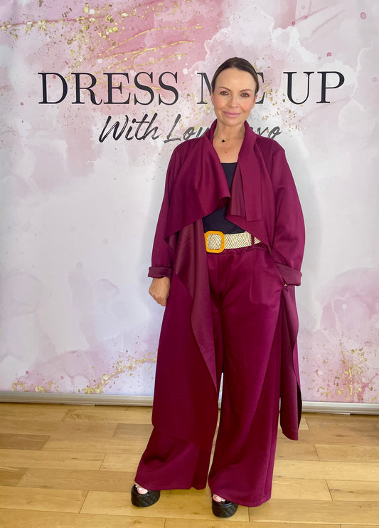 Paloma Tracksuit - Burgundy