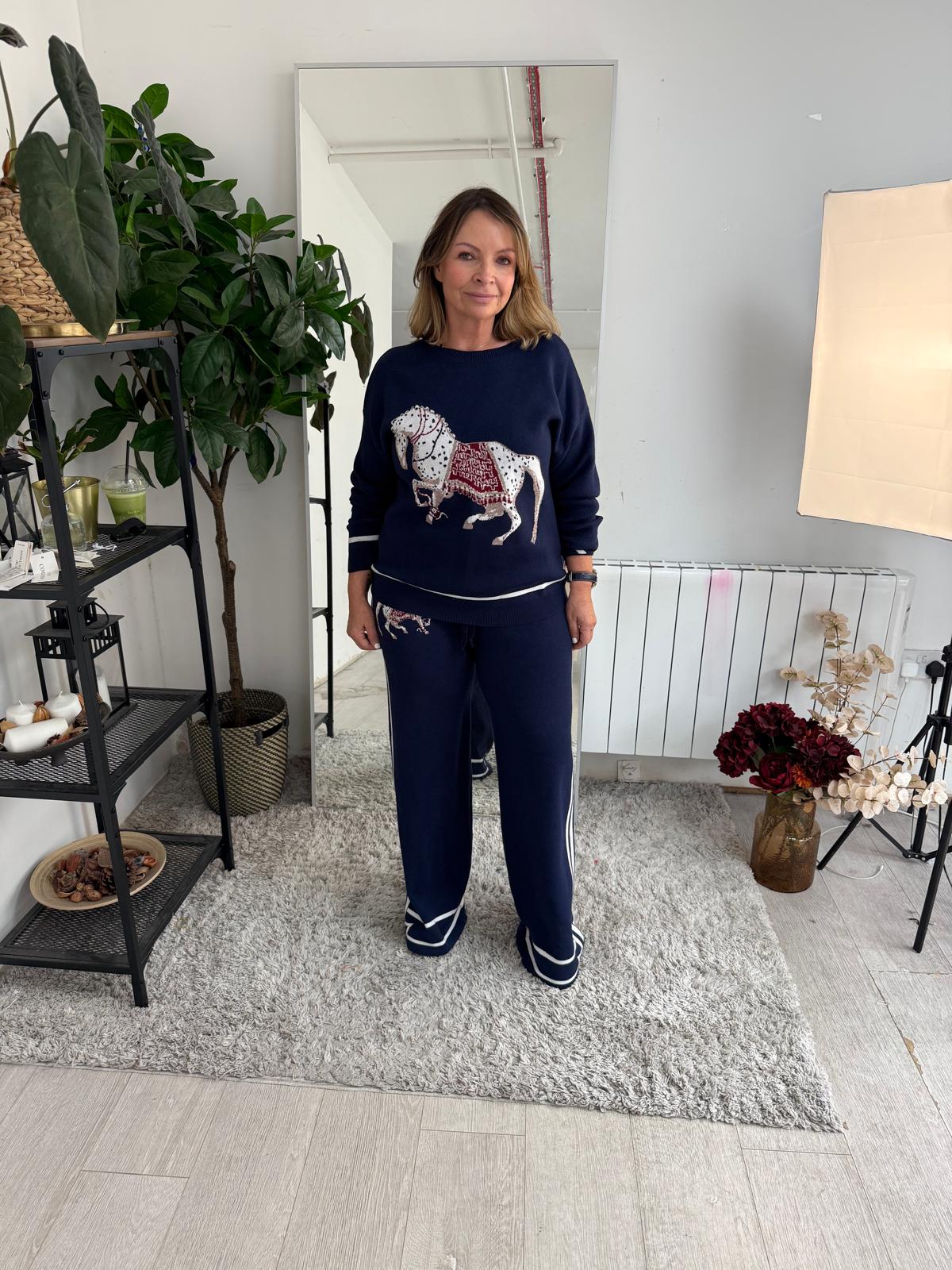 H Tracksuit - Navy