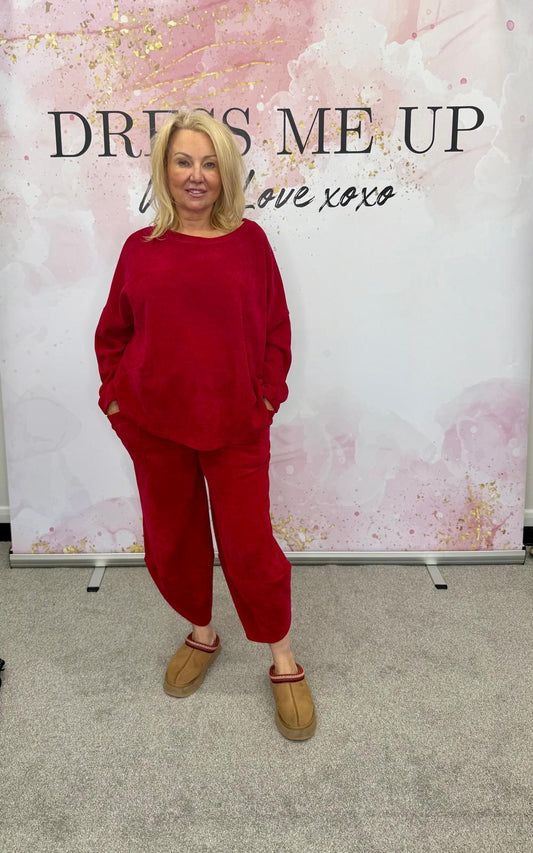 Harriet Harem Set - Red