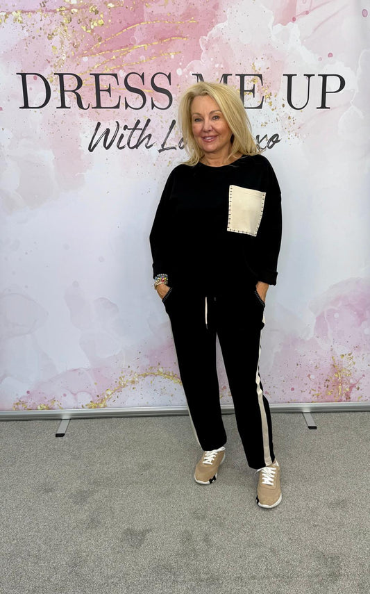 Patch Tracksuit - Black