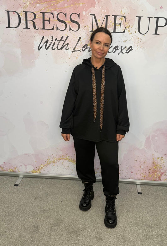 Sally Loungewear Set - Black