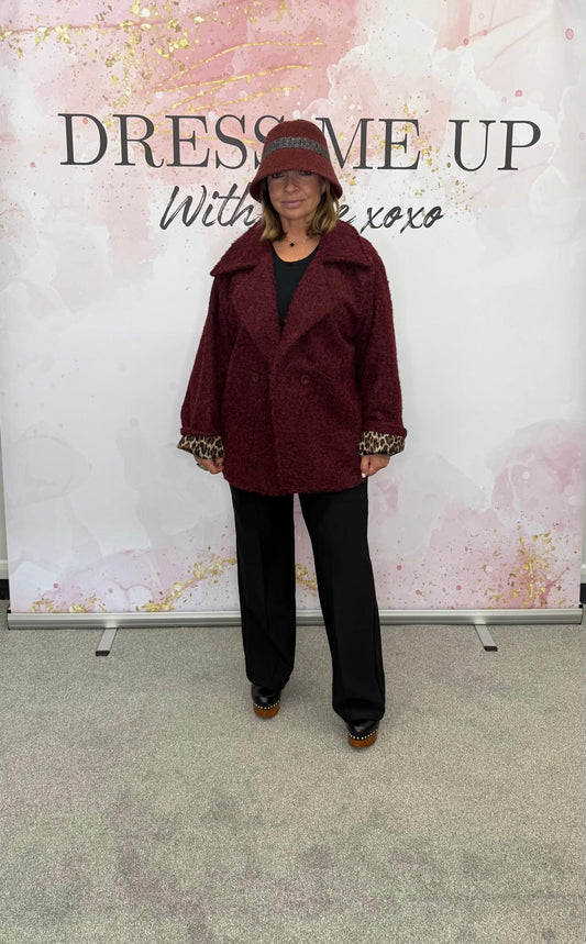 Lindy Jacket - Burgundy