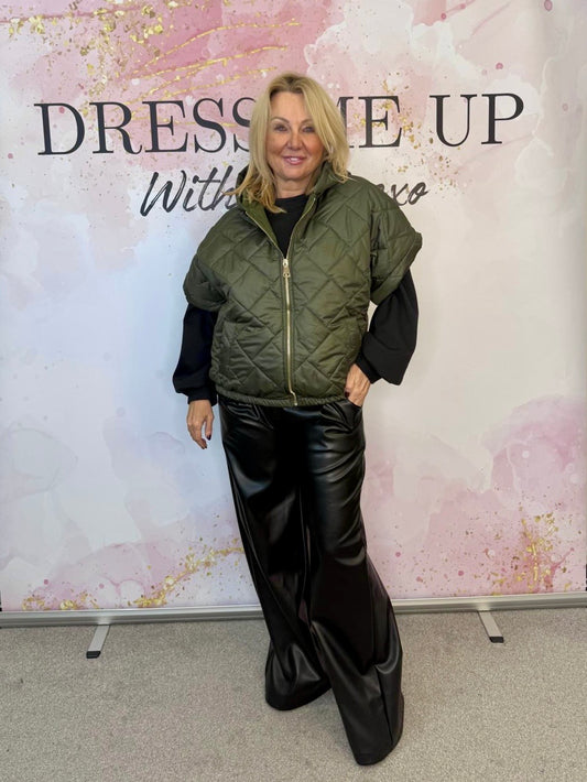 Padded Gilet - Khaki