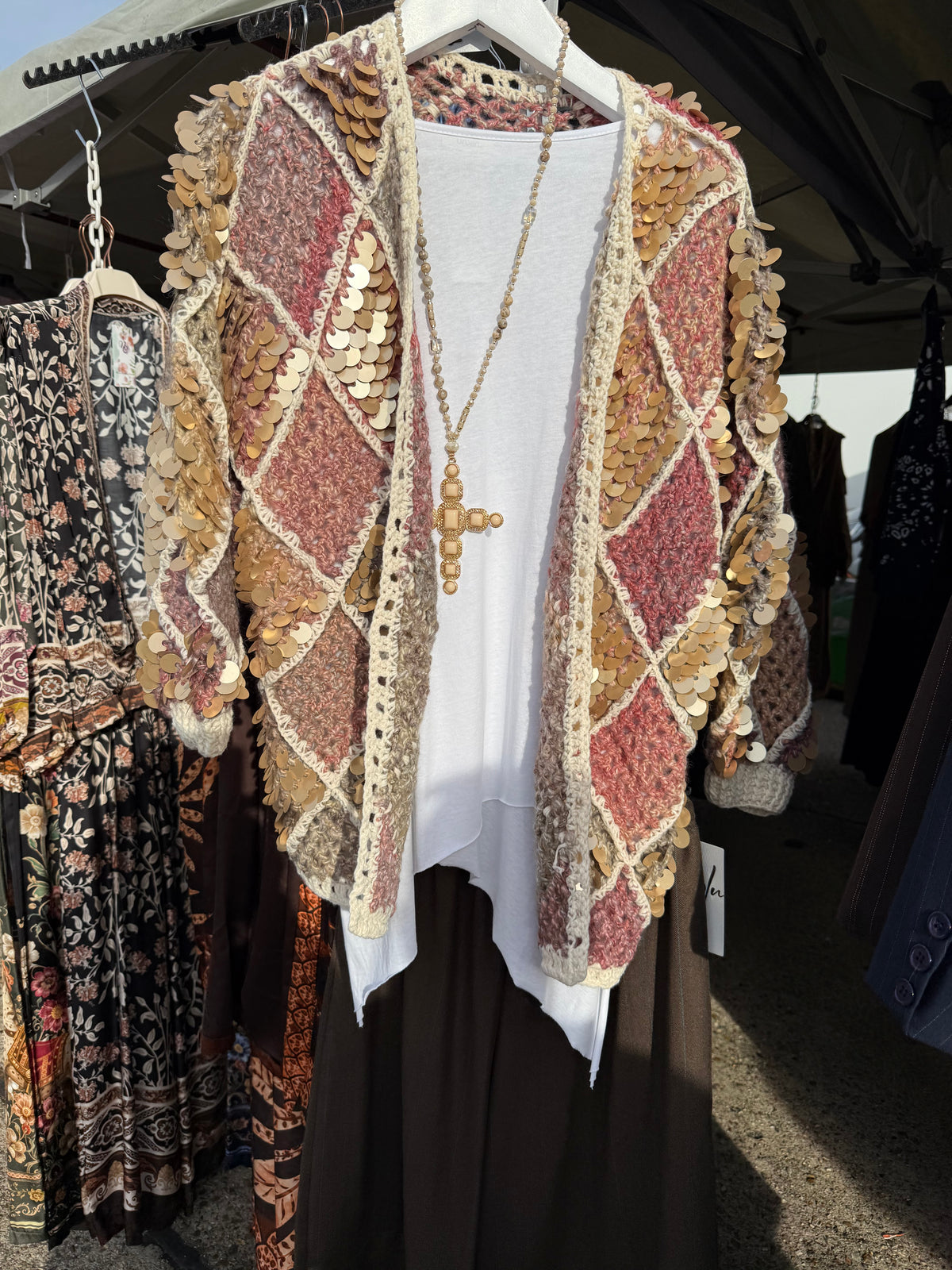 Sequin Cardigan 