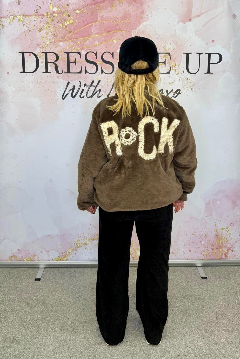 Rock Fur Jacket -Brown