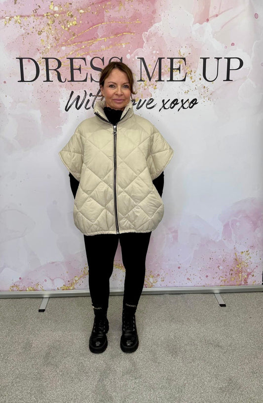 Padded Gilet Cream