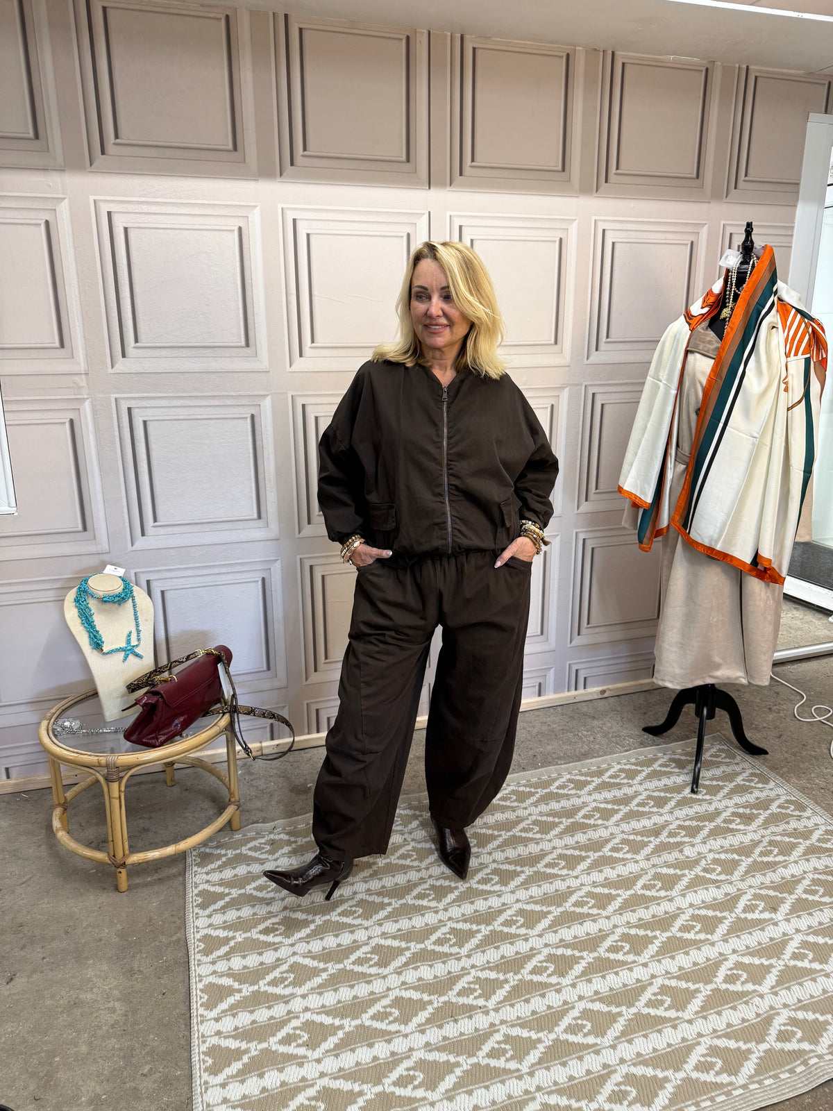 The Gina Set - Chocolate Brown