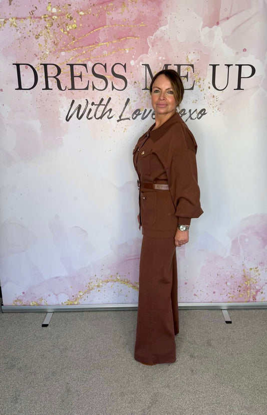 Francesca Tracksuit - Brown