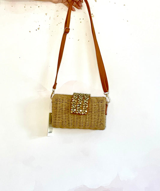 Basket Clutch Bag