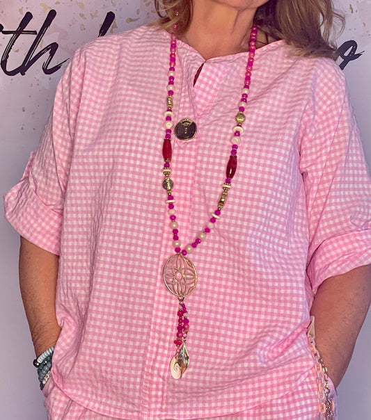Pink Necklace