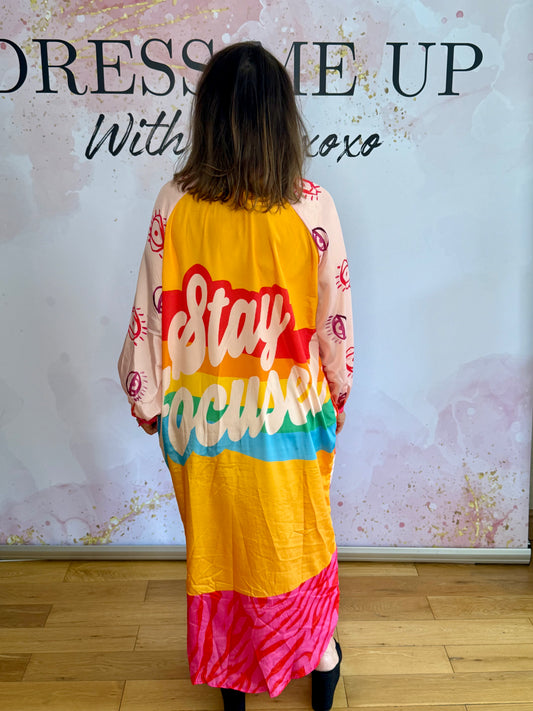 Stay Focused Shirt Dress