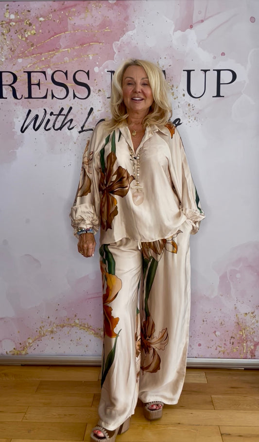 Orchid Two Piece Set Beige