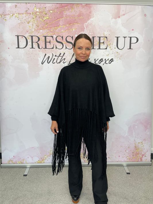 Penny Poncho - Black