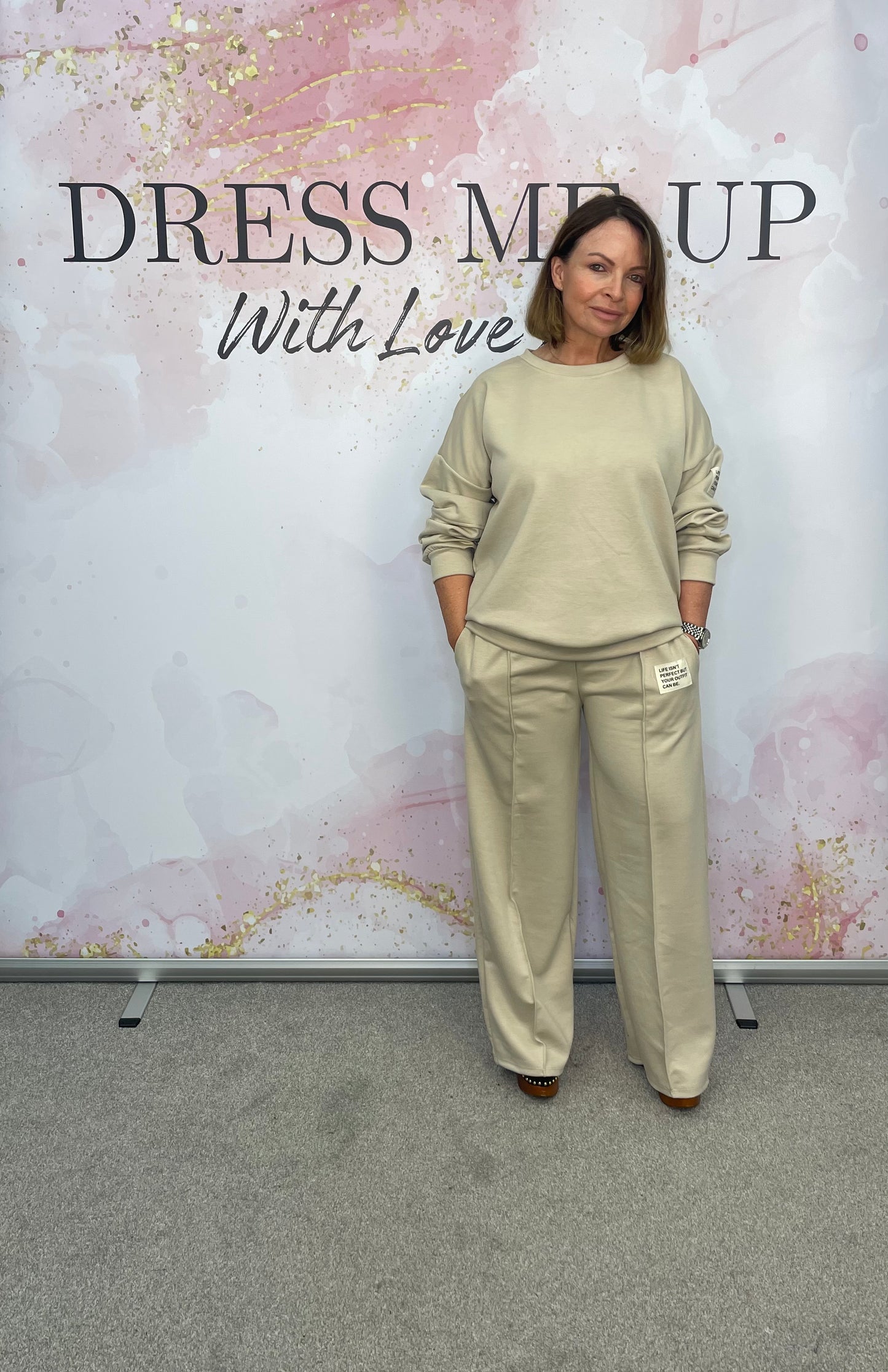 Molly Tracksuit - Stone