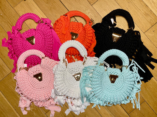 Crochet Fringe Bags