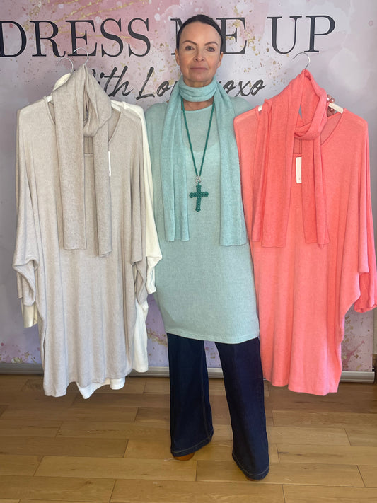 Nancy Jumper with Scarf