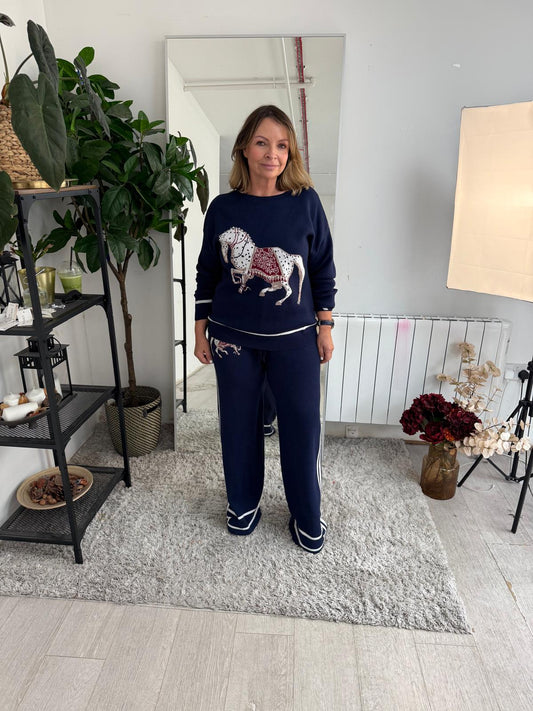 H Tracksuit - Navy