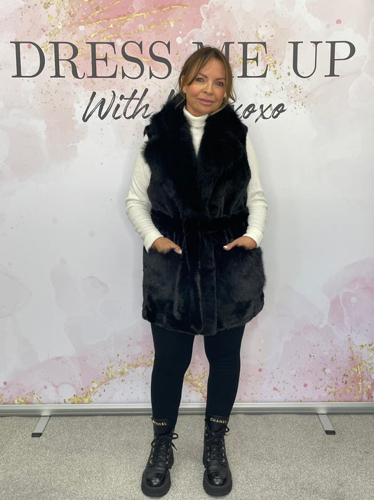 Fleur Gilet - Black