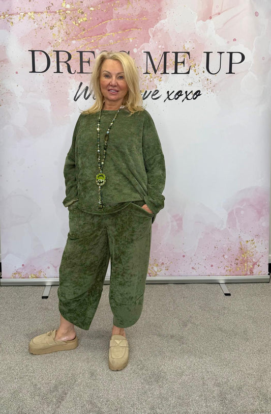 Harriet Harem Set - Khaki