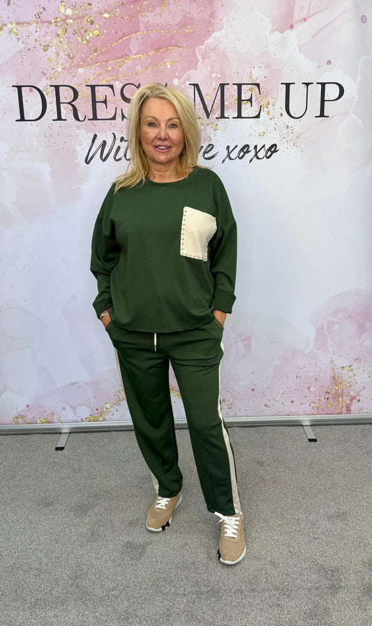 Patch Tracksuit - Khaki