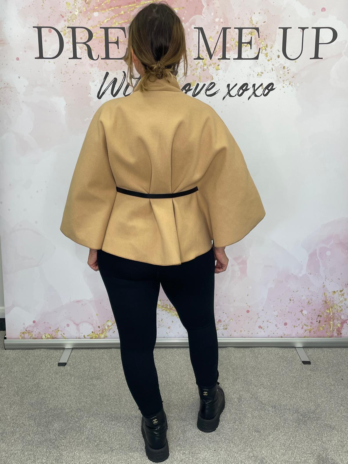 Mia Cape Coat Caramel