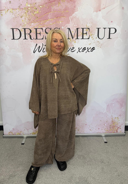 Boho Batwing Set - Mocha