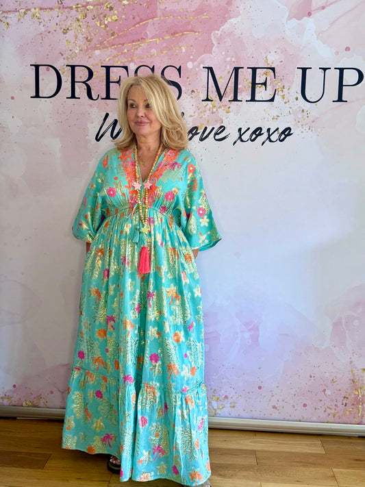 Summer Maxi Dress Blue